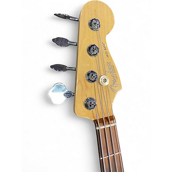 Used Fender AM PRO J BASS Candy Apple Red Electric Bass Guitar