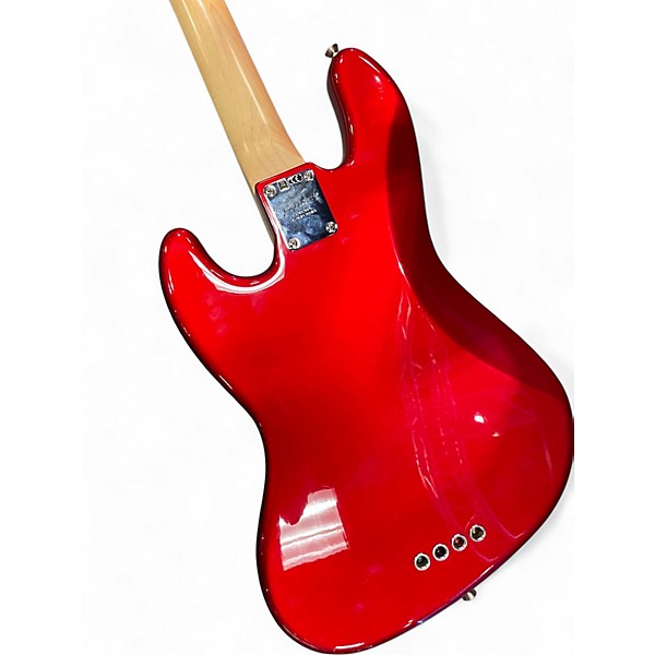 Used Fender AM PRO J BASS Candy Apple Red Electric Bass Guitar