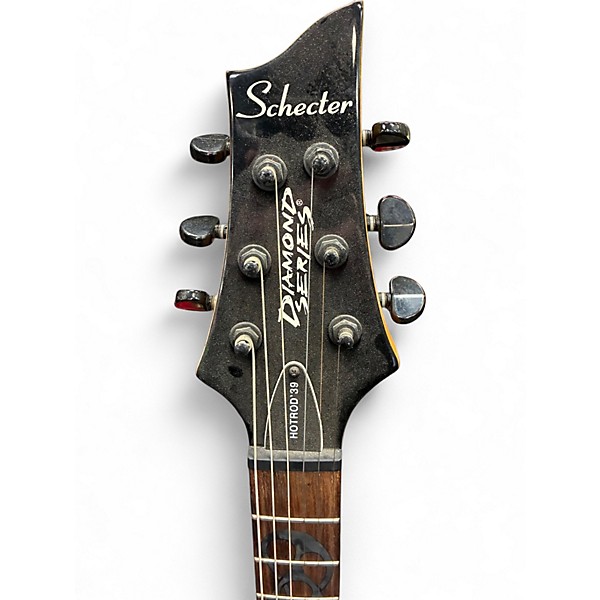 Used Schecter Guitar Research HOTROD 39 Black Solid Body Electric Guitar