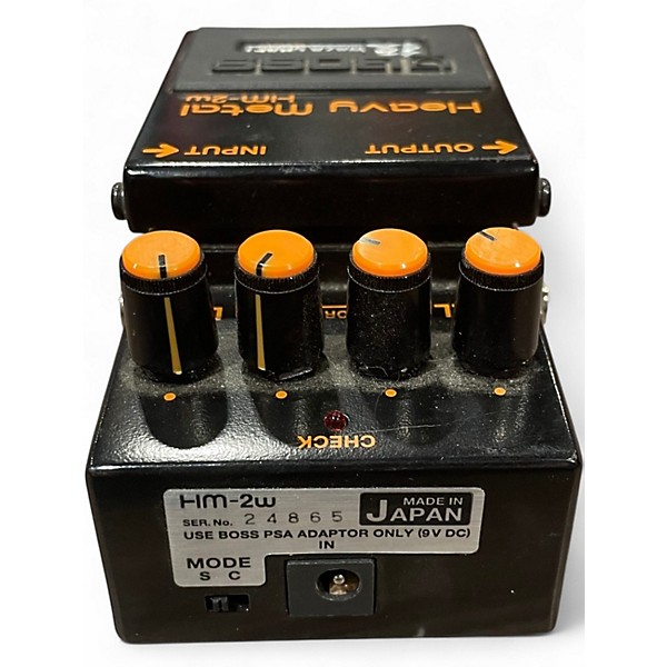 Used BOSS HM2 Heavy Metal Effect Pedal