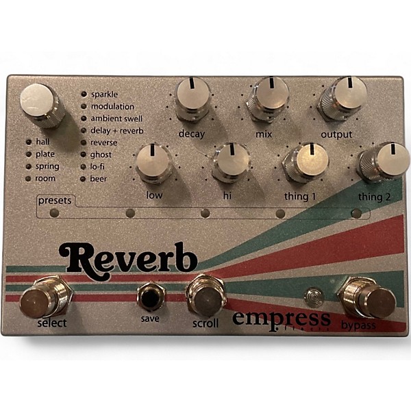 Used Empress Effects Reverb Effect Pedal
