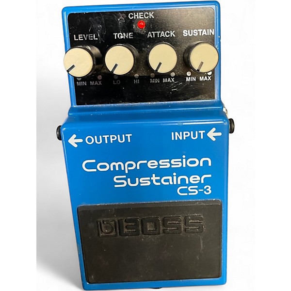 Used BOSS CS3 Compressor Sustainer Effect Pedal