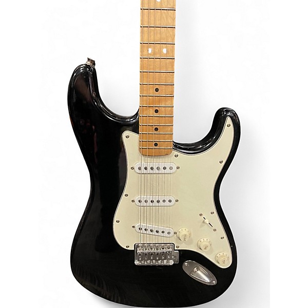 Used Fender Starcaster Black Solid Body Electric Guitar