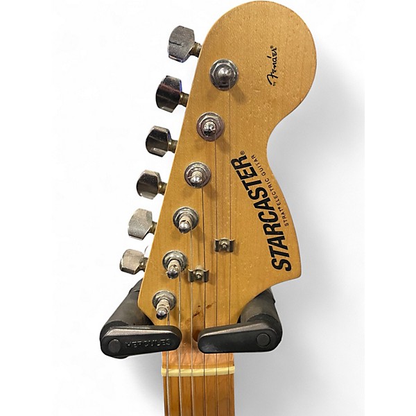 Used Fender Starcaster Black Solid Body Electric Guitar