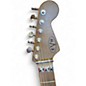 Used EVH Striped Series Frankie Red with Black and White Stripes Solid Body Electric Guitar