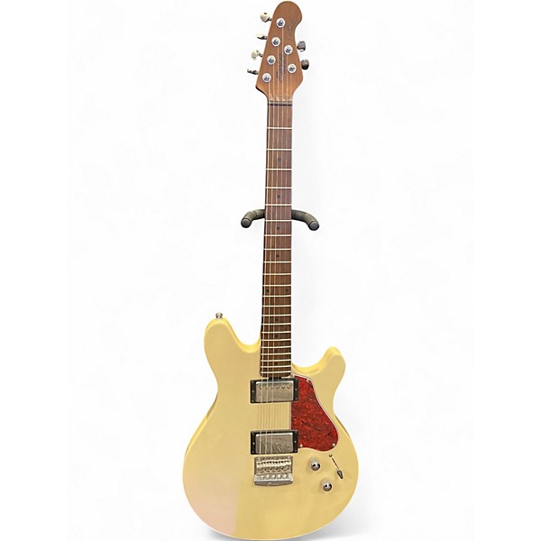 Used Sterling by Music Man Valentine White Solid Body Electric Guitar