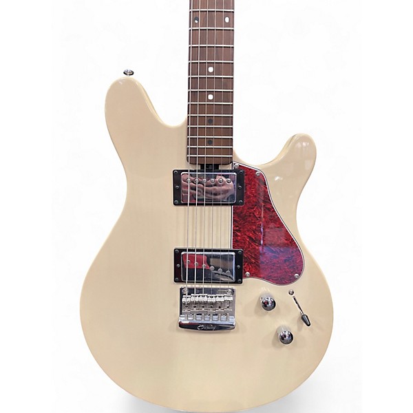 Used Sterling by Music Man Valentine White Solid Body Electric Guitar