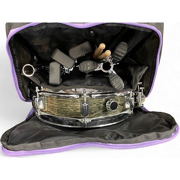Used Yamaha 14in TOTAL PERCUSSION 285 SNARE KIT Trans Black Drum
