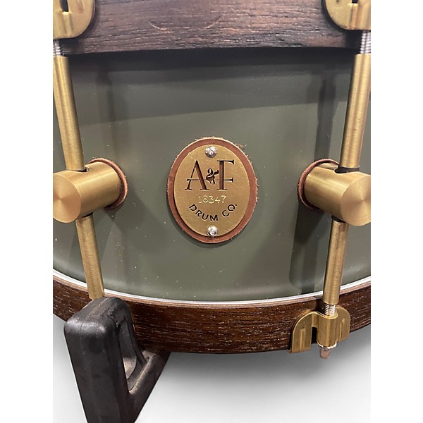 Used A & F Drum Co 14in KIMBALL MAPLE CLUB SNARE Sherwood Green Drum