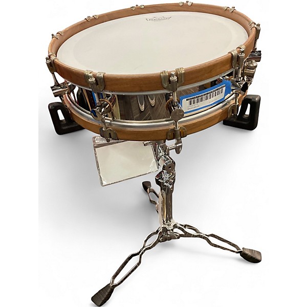Used A & F Drum Co 15in Nickel Over Brass Silver Drum