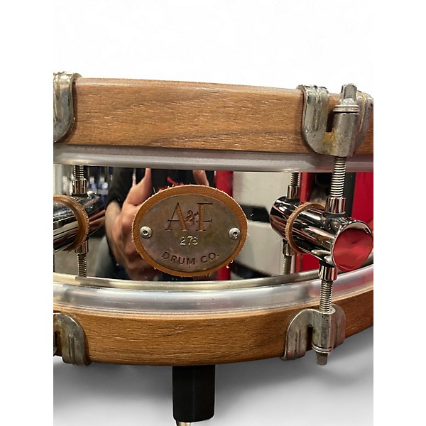 Used A & F Drum Co 15in Nickel Over Brass Silver Drum