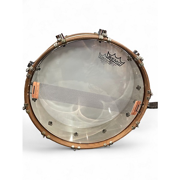 Used A & F Drum Co 15in Nickel Over Brass Silver Drum