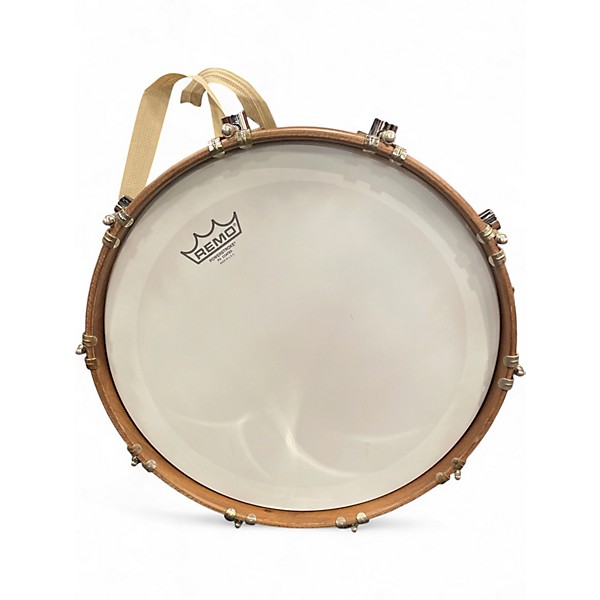 Used A & F Drum Co 15in Nickel Over Brass Silver Drum