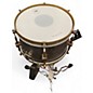 Used A & F Drum Co 10in Raw Steel Silver Drum
