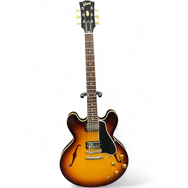 Used Gibson 1959 Reissue ES335TD 2 Tone Sunburst Hollow Body Electric Guitar