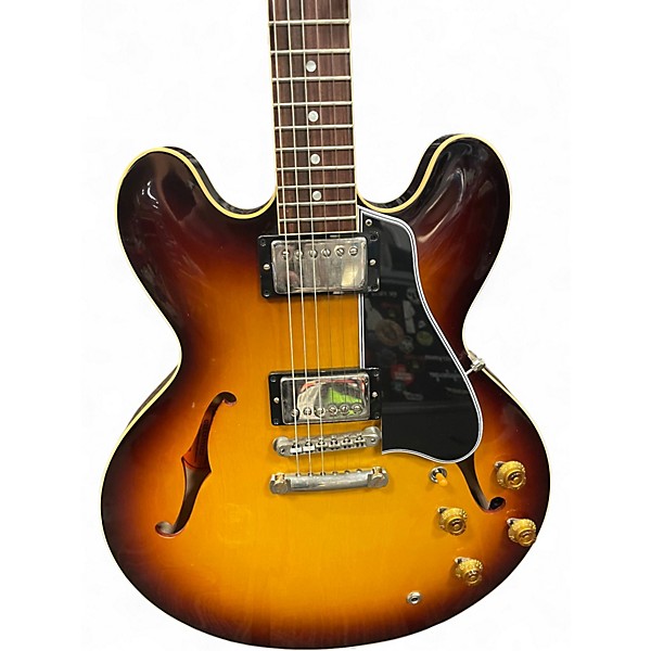 Used Gibson 1959 Reissue ES335TD 2 Tone Sunburst Hollow Body Electric Guitar