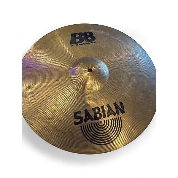 Used SABIAN 18in B8 Crash Cymbal