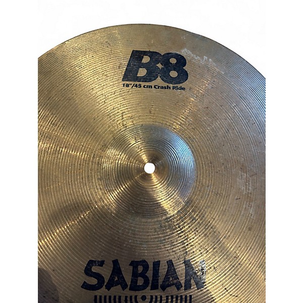 Used SABIAN 18in B8 Crash Cymbal