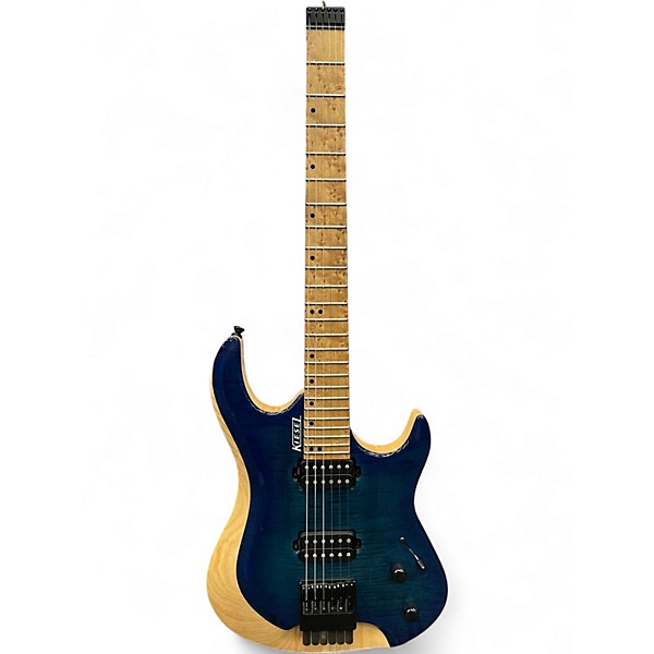 Used Kiesel Osiris 6 Blue Burst Solid Body Electric Guitar