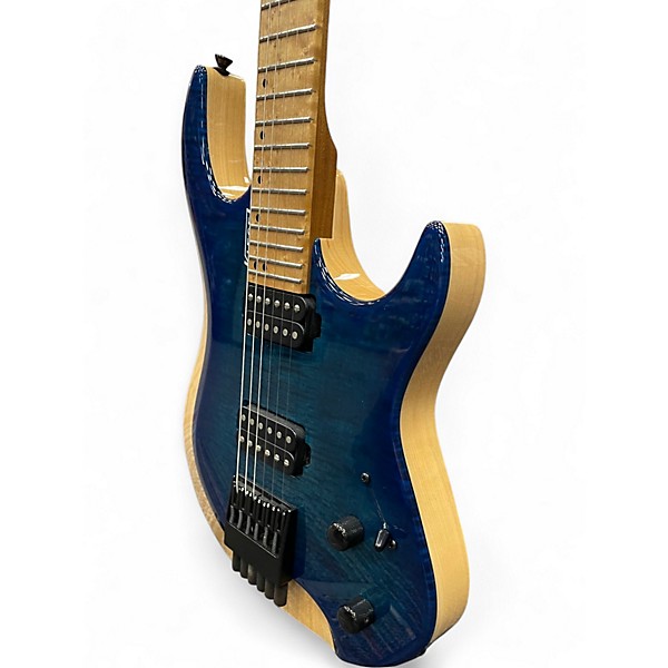 Used Kiesel Osiris 6 Blue Burst Solid Body Electric Guitar