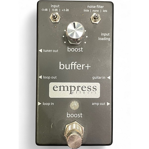 Used Empress Effects Buffer+ Analog I/O Interface with Switchable Boost Guitar Pedal