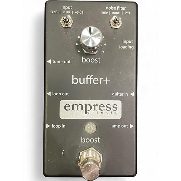Used Empress Effects Buffer+ Analog I/O Interface with Switchable Boost Guitar Pedal