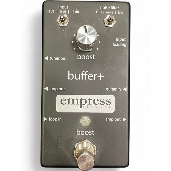 Used Empress Effects Buffer+ Analog I/O Interface with Switchable Boost Guitar Pedal
