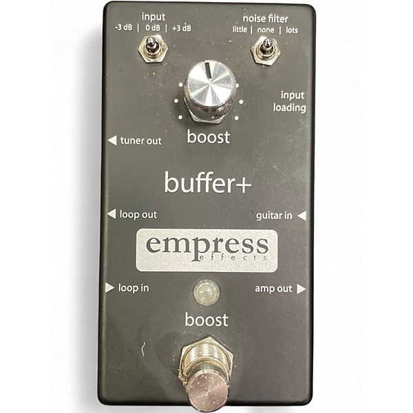 Used Empress Effects Buffer+ Analog I/O Interface with Switchable Boost Guitar Pedal