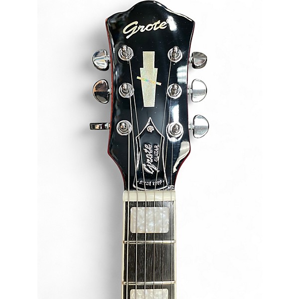 Used Grote Jazz Cherry Hollow Body Electric Guitar