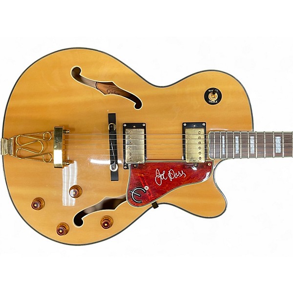 Used 1990s Epiphone Emperor II Joe Pass Signature Natural Hollow Body Electric Guitar
