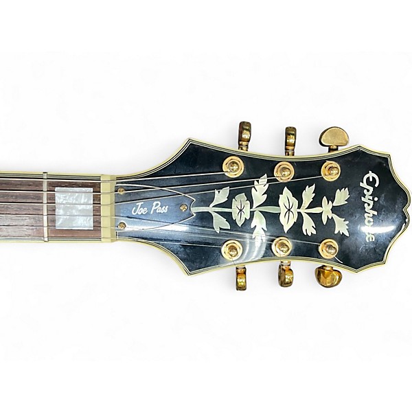 Used 1990s Epiphone Emperor II Joe Pass Signature Natural Hollow Body Electric Guitar