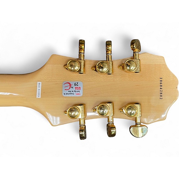 Used 1990s Epiphone Emperor II Joe Pass Signature Natural Hollow Body Electric Guitar