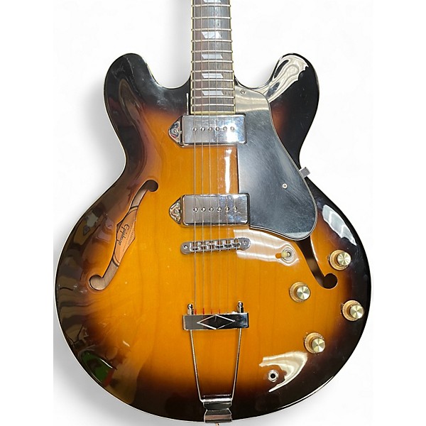 Used 2004 Epiphone Peerless Casino Vintage Sunburst Hollow Body Electric Guitar