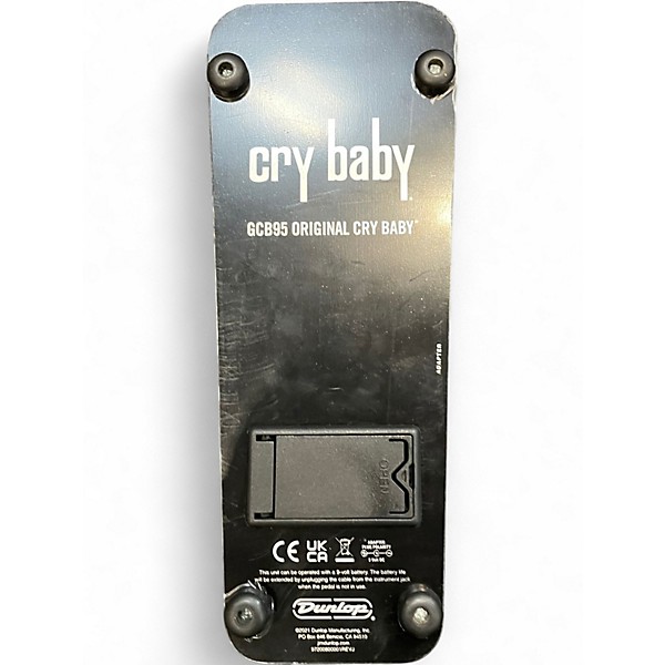 Used Dunlop GCB95 Original Crybaby Wah Effect Pedal
