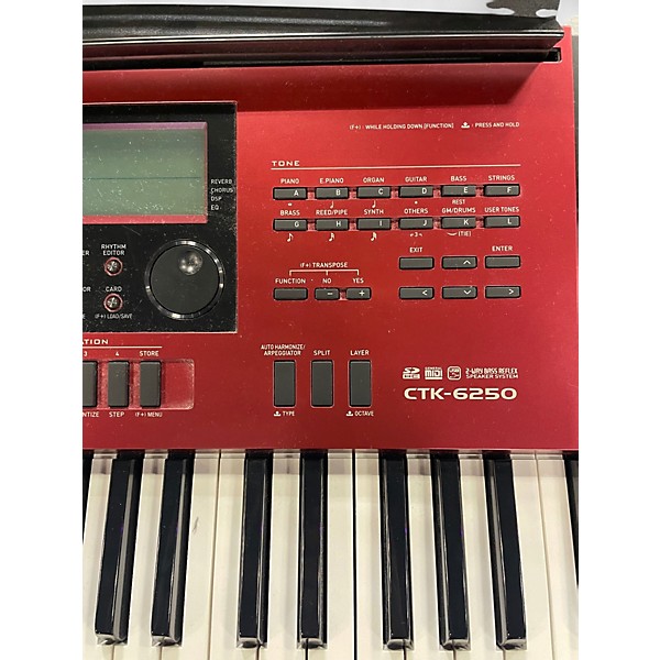 Used Casio CTK6250 61 Keys Portable Keyboard