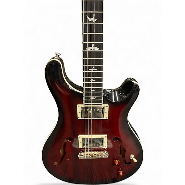 Used PRS SE Custom 22 Semi-Hollowbody Sunburst Hollow Body Electric Guitar