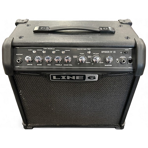 Used Line 6 Spider IV 15W 1X8 Guitar Combo Amp