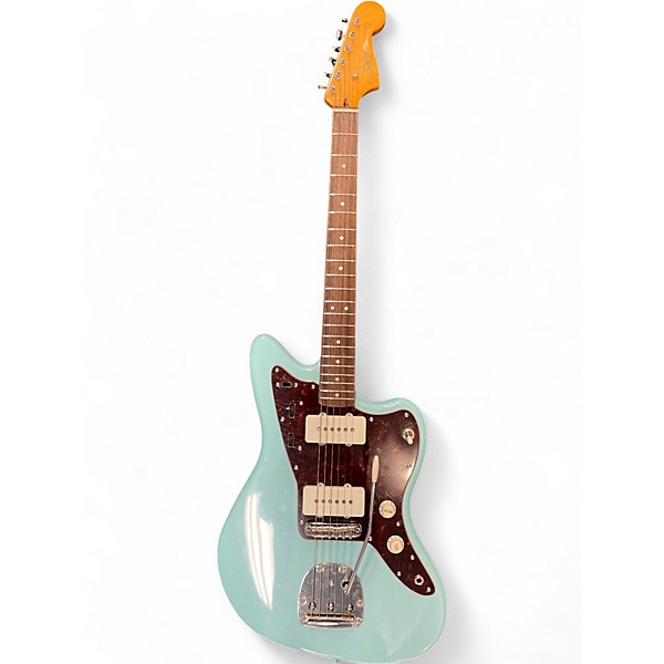 Used Squier Jazzmaster Daphne Blue Solid Body Electric Guitar
