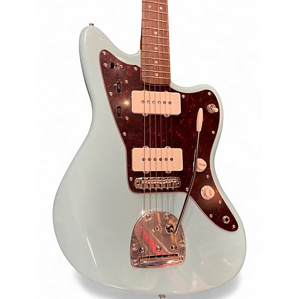 Used Squier Jazzmaster Daphne Blue Solid Body Electric Guitar