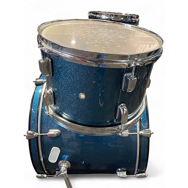Used PDP by DW 5 Piece CENTER STAGE 5-PIECE DRUM KIT Metallic Blue Drum Kit