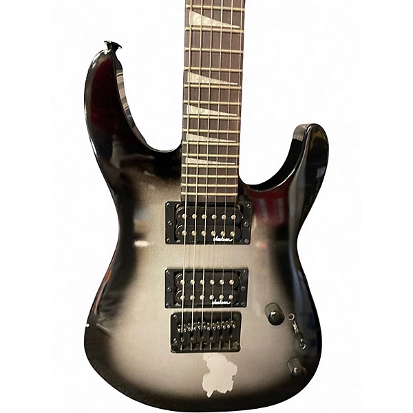 Used Jackson JS1X Minion Black and Silver Solid Body Electric Guitar