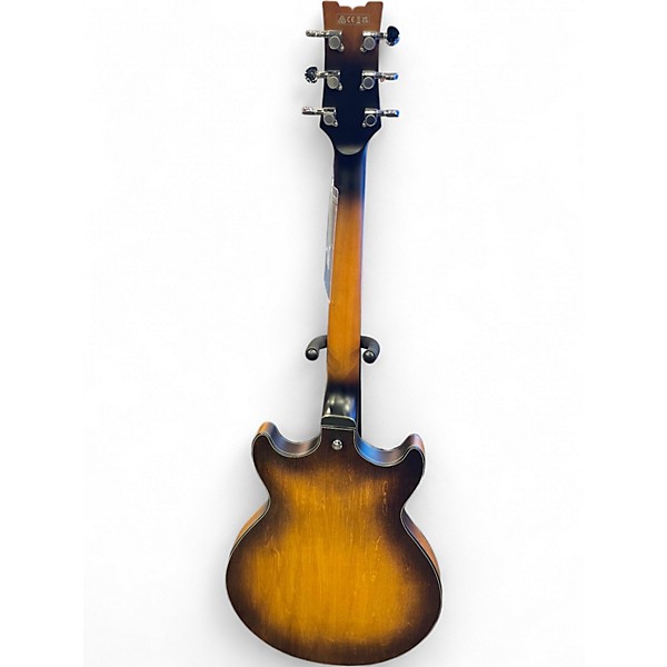 Used Ibanez AM73B Archtop Sunburst Hollow Body Electric Guitar