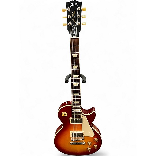 Used 2022 Gibson Les Paul Standard 50"S Cherry Sunburst Solid Body Electric Guitar