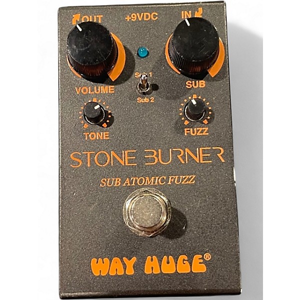 Used Way Huge Electronics Stone Burner Sub Atomic Fuzz Effect Pedal