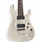 Used Schecter Guitar Research Demon 7 String Vintage White Solid Body Electric Guitar