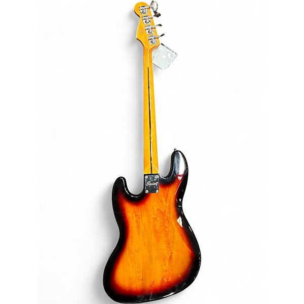 Used Squier CLASSIC VIBE 60S FRETLESS JAZZ Sunburst Electric Bass Guitar