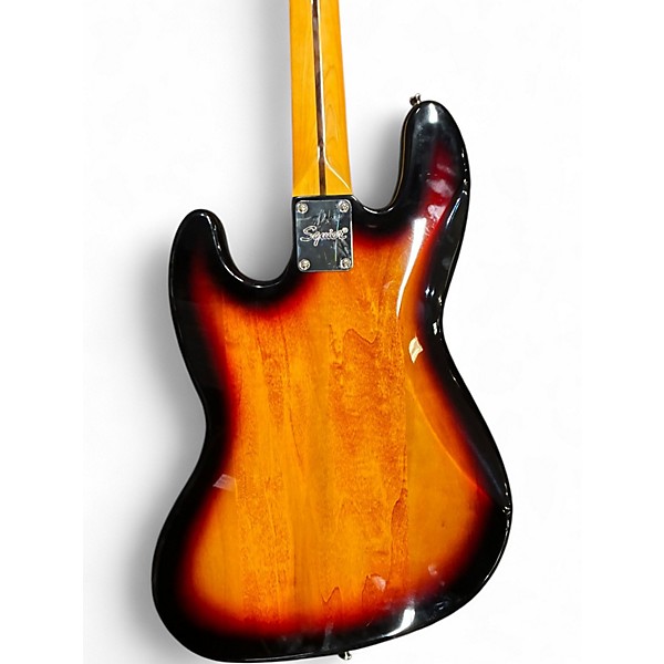 Used Squier CLASSIC VIBE 60S FRETLESS JAZZ Sunburst Electric Bass Guitar