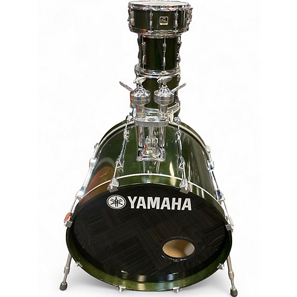 Used Yamaha 5 Piece Stage Custom Black Drum Kit