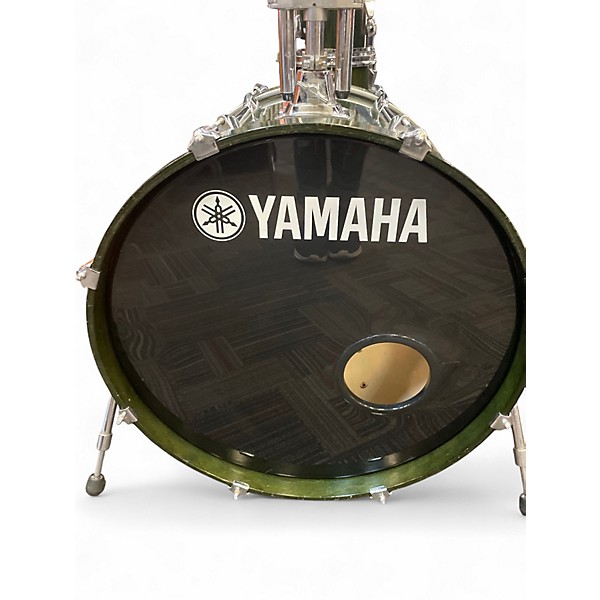 Used Yamaha 5 Piece Stage Custom Black Drum Kit