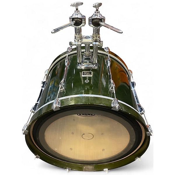 Used Yamaha 5 Piece Stage Custom Black Drum Kit